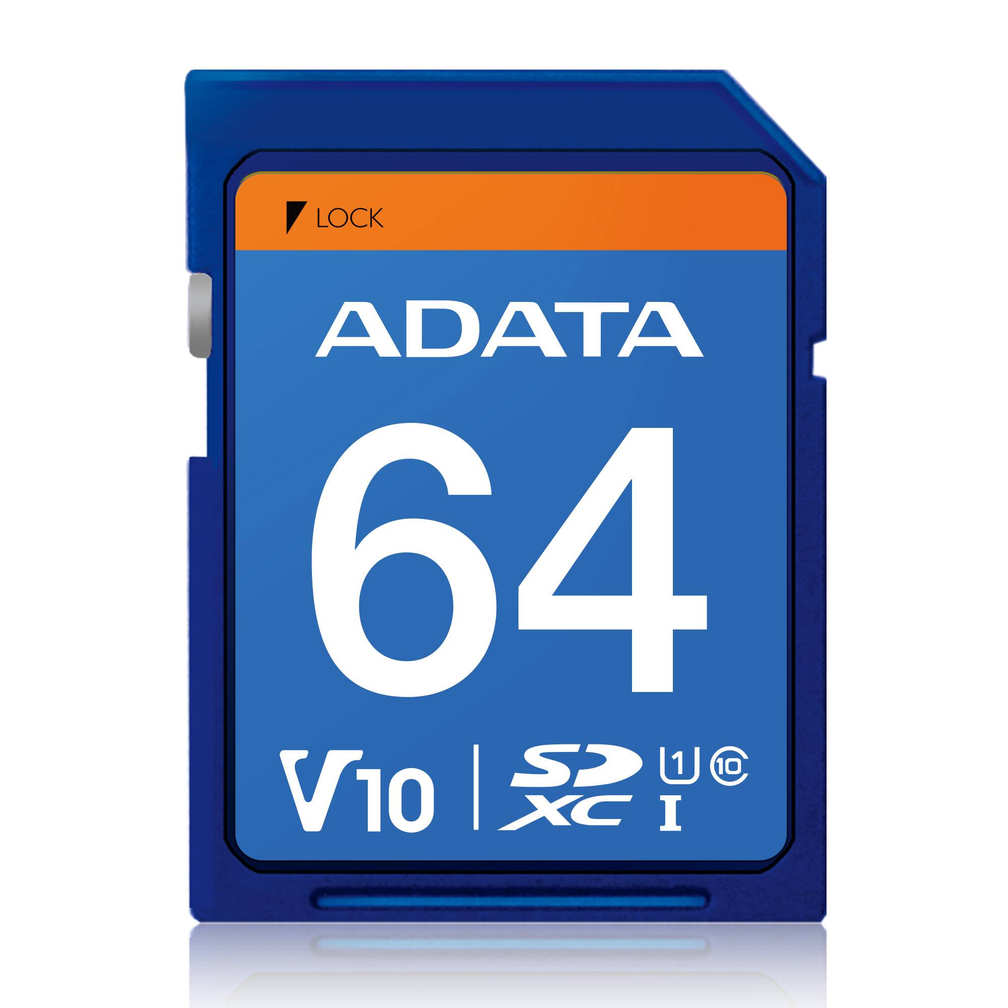 Memoria SD (SDXC) 64GB ADATA PREMIER V10